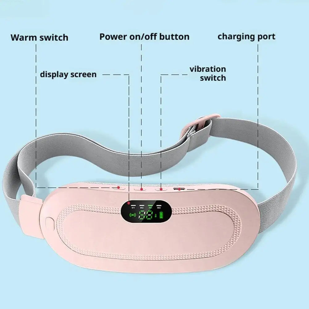 Intelligent Warm Belt Heating Uterine Warming Waistband Hot Compress Menstrual Dysmenorrhea Pain Artifact Waist Protection Belt