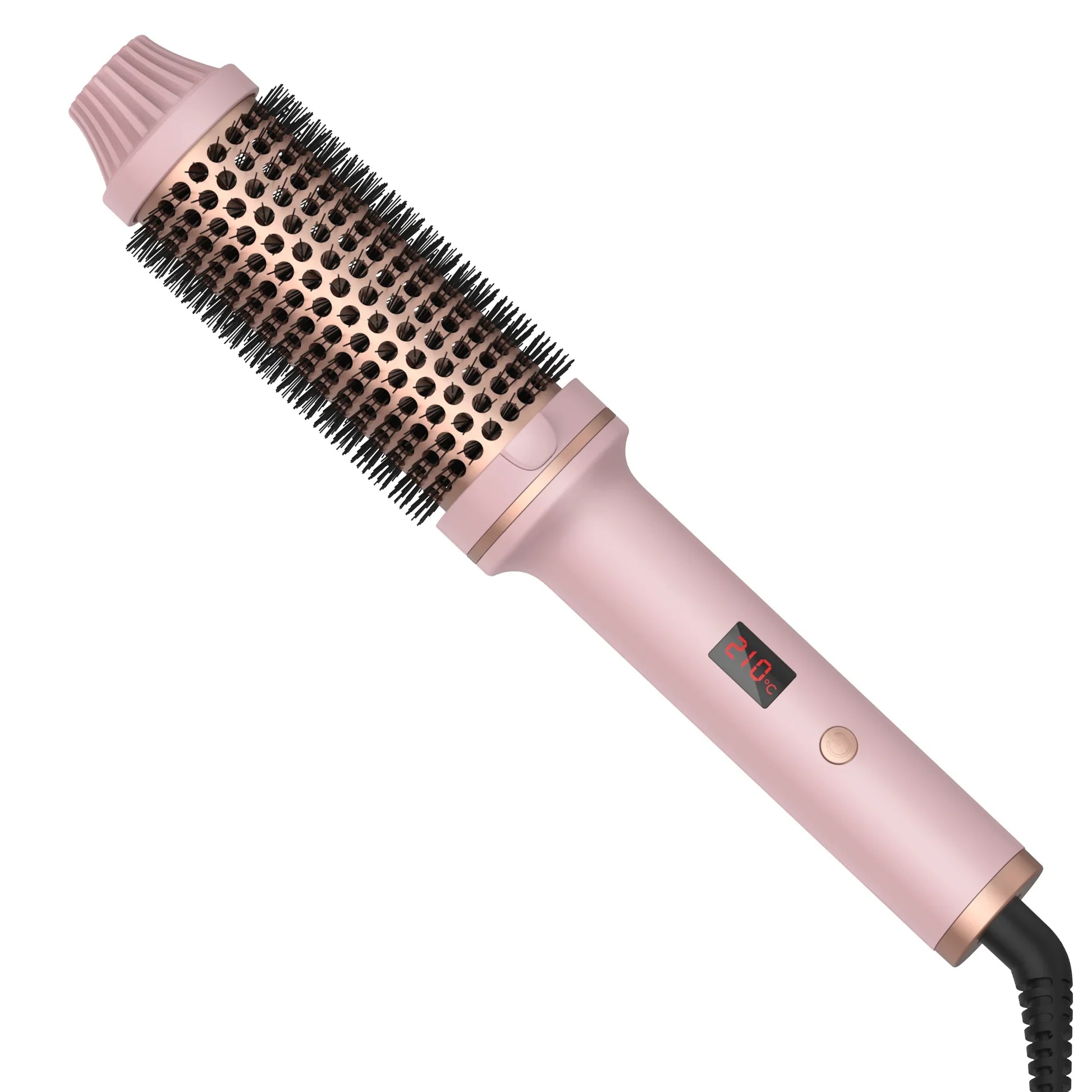 Valentine Gift Hair Curler Straightener Electric Hair Brushes Hot Comb Professional Curling Iron Heated Anti-Scald Thermal Brush
